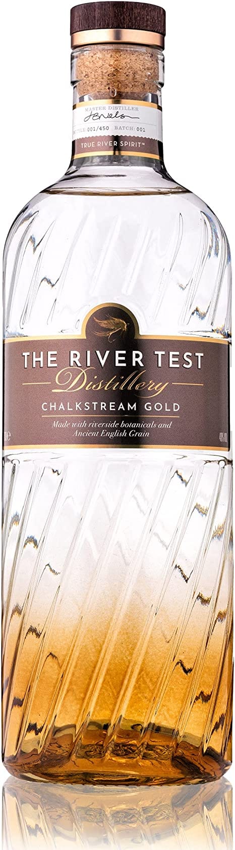 The River Test Distillery Chalkstream Gold Gin 70cl