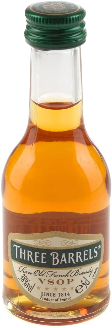 Three Barrels VSOP Miniature 5cl