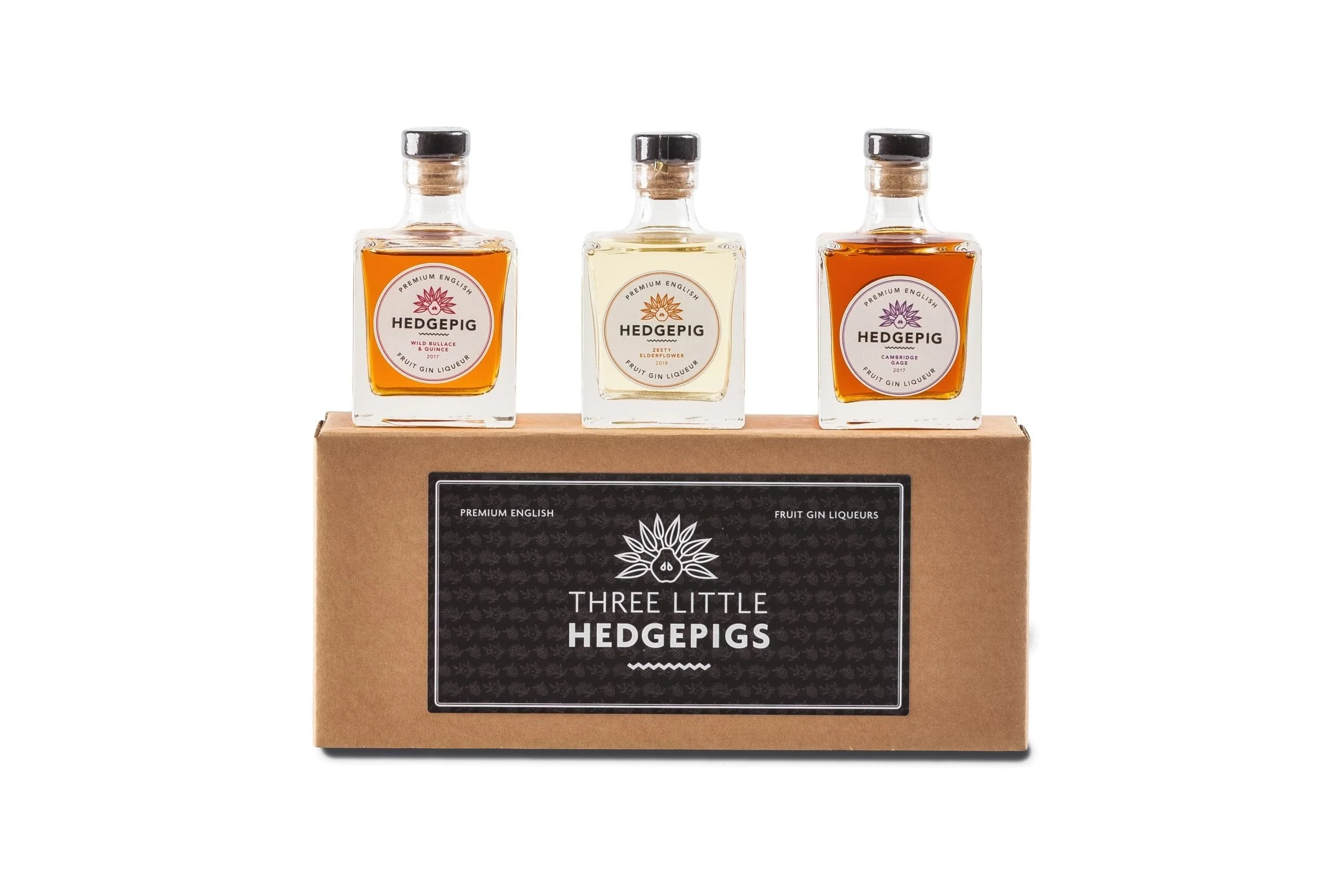 Three Little Hedgepigs Boxed Gift Set 3x20cl