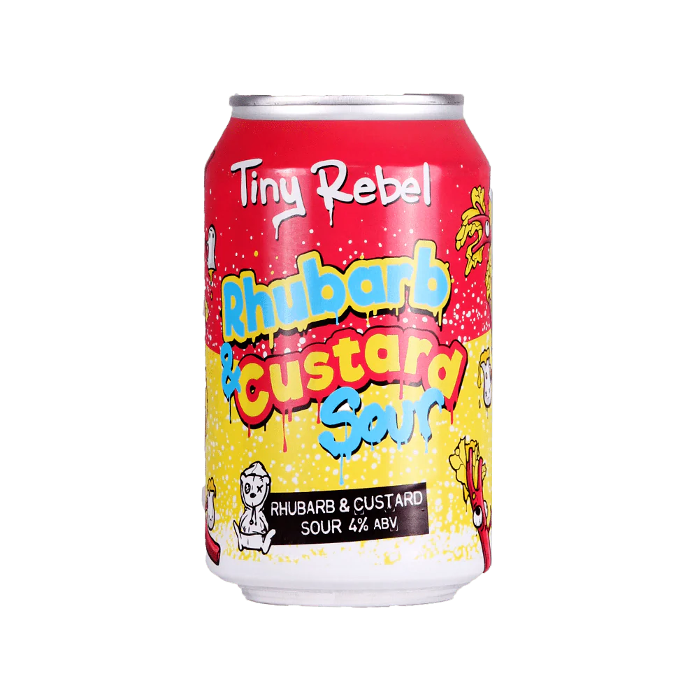 Tiny Rebel Rhubarb and Custard Sour 330ml Can