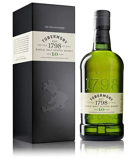 Tobermory 10 Year Old Single Malt Scotch Whisky 70cl