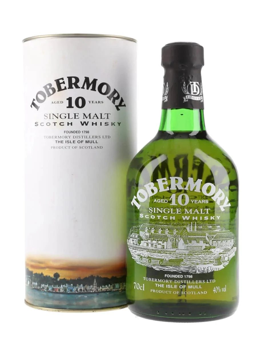 Tobermory 10 Year Old Island Single Malt Scotch Whisky Old Design 70cl
