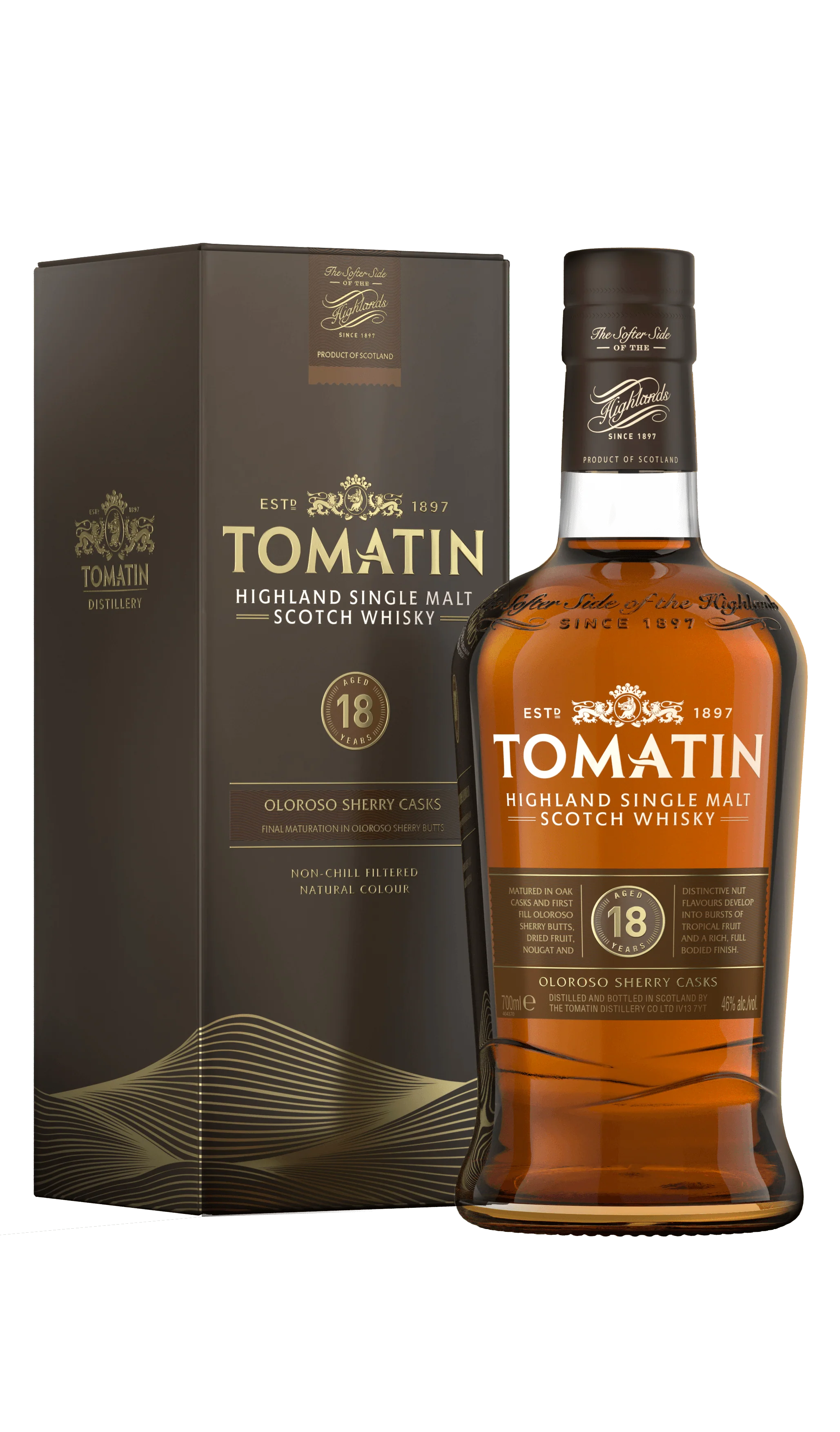 Tomatin 18 Year Old Single Malt Scotch Whisky 70cl