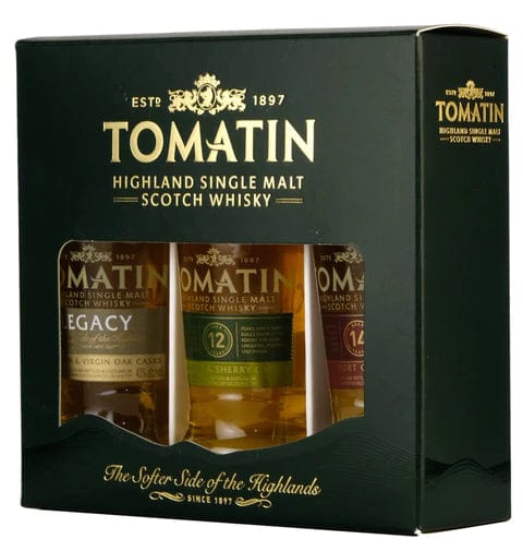 Tomatin Whisky Triple Miniature Gift Pack 3x5cl