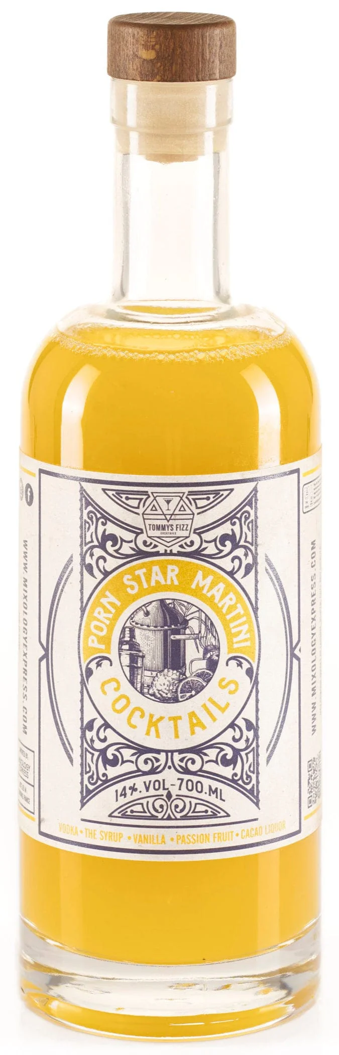 Tommy's Fizz Porn Star Martini Ready To Drink Cocktail 70cl