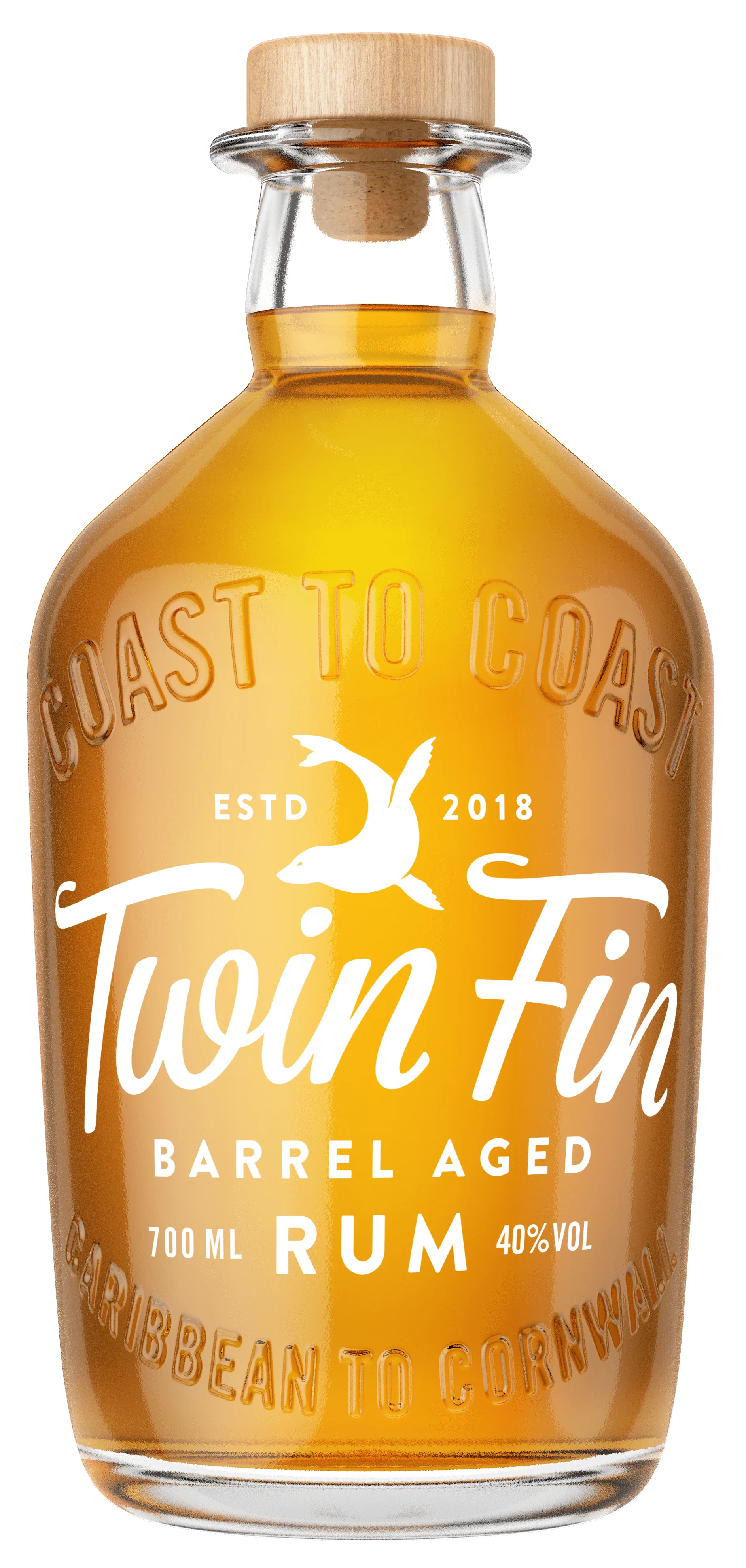 Twin Fin Barrel Aged Rum 70cl