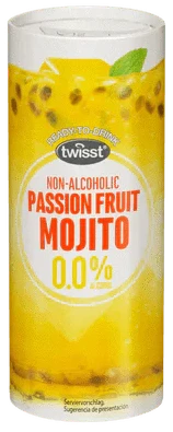 Twisst Non-Alcoholic Passion Fruit Mojito Cocktail 12x240ml