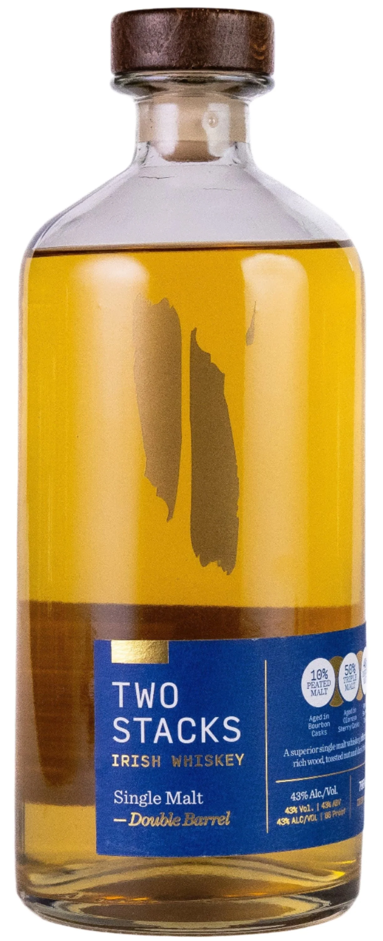 Two Stacks Double Barrel Single Malt 70cl