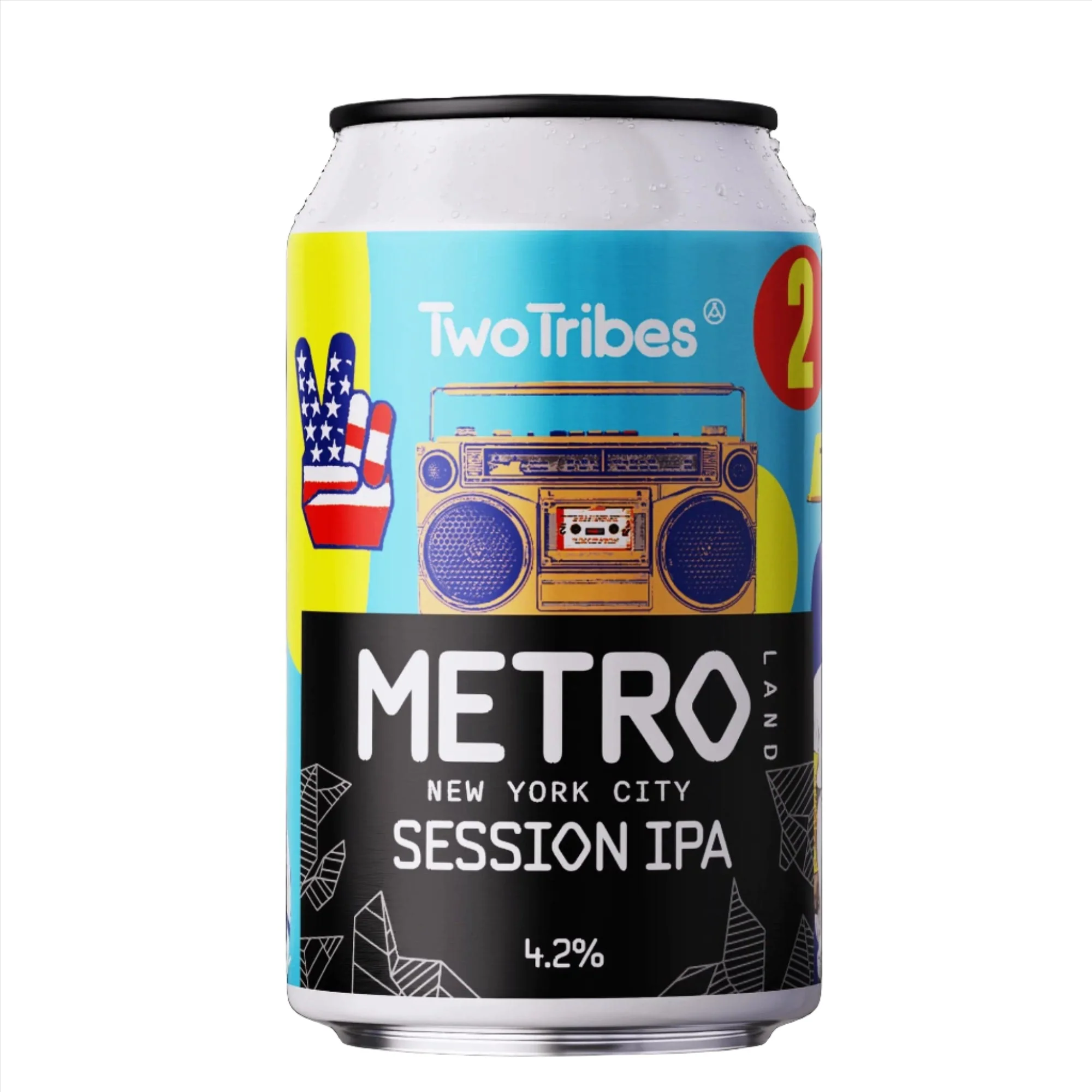 Two Tribes Metro Land NYC Session IPA 6x330ml