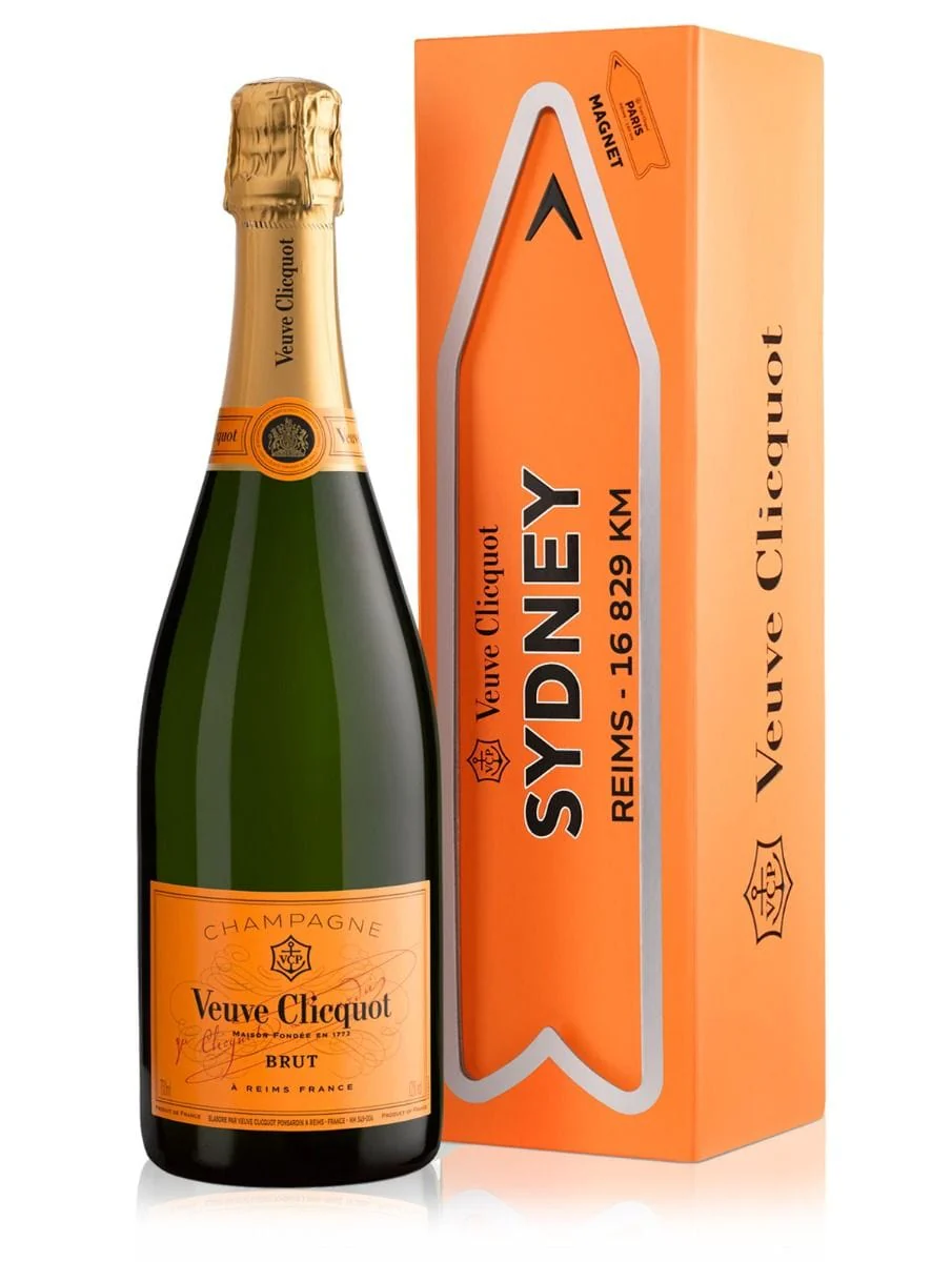 Veuve Clicquot Brut Champagne SYDNEY Magnet Arrow 75cl