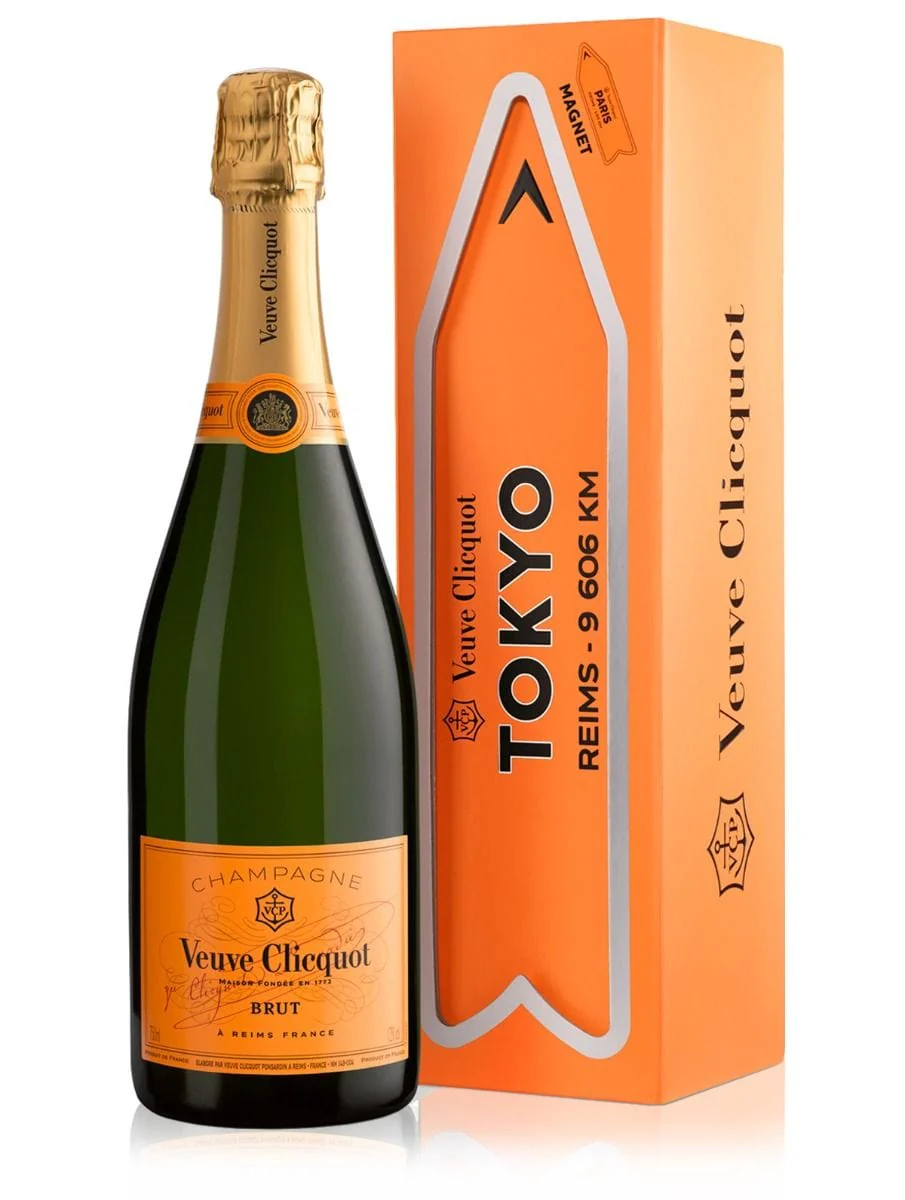 Veuve Clicquot Brut Champagne TOKYO Magnet Arrow 75cl