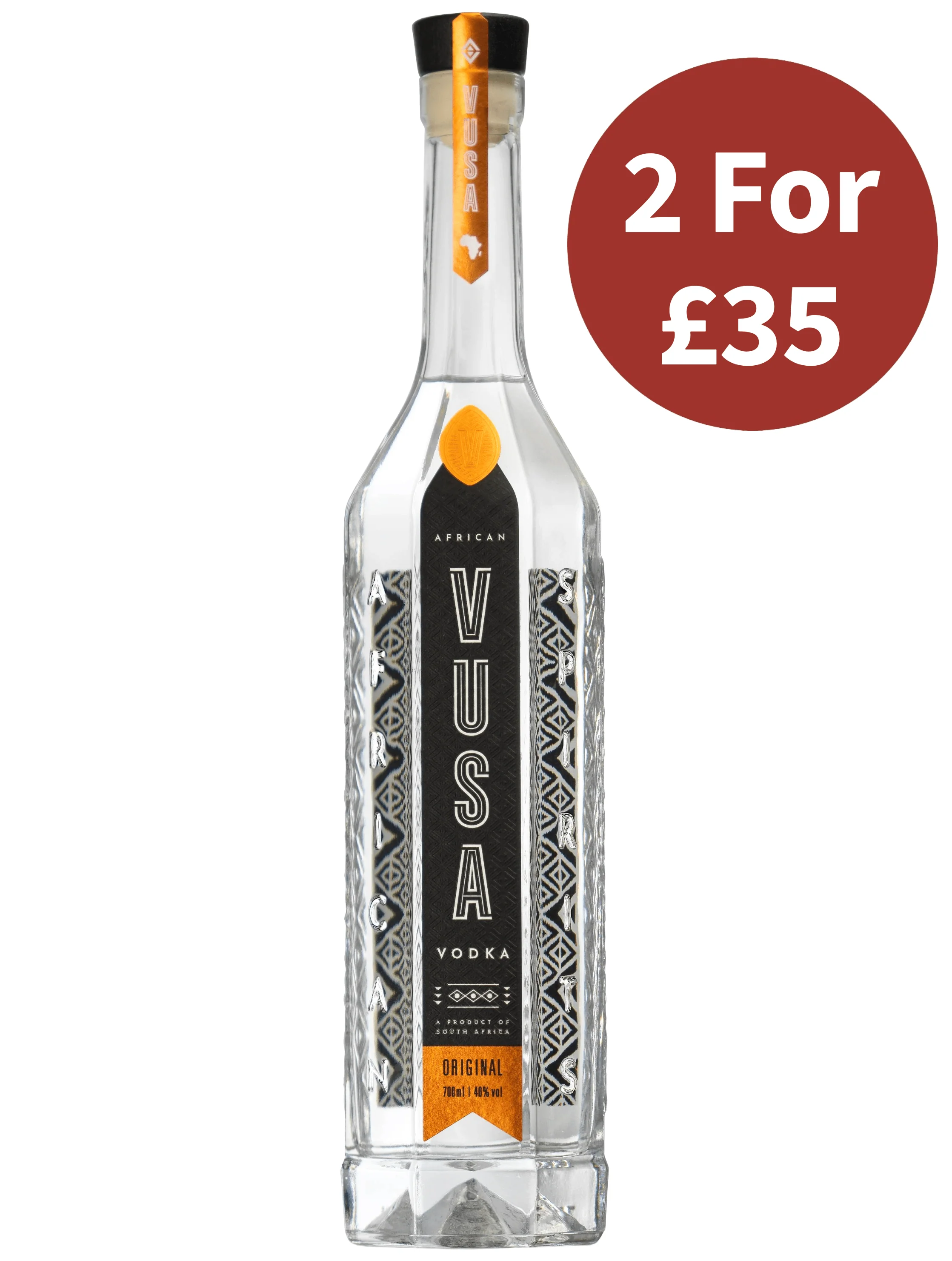 Vusa African Original Vodka 70cl