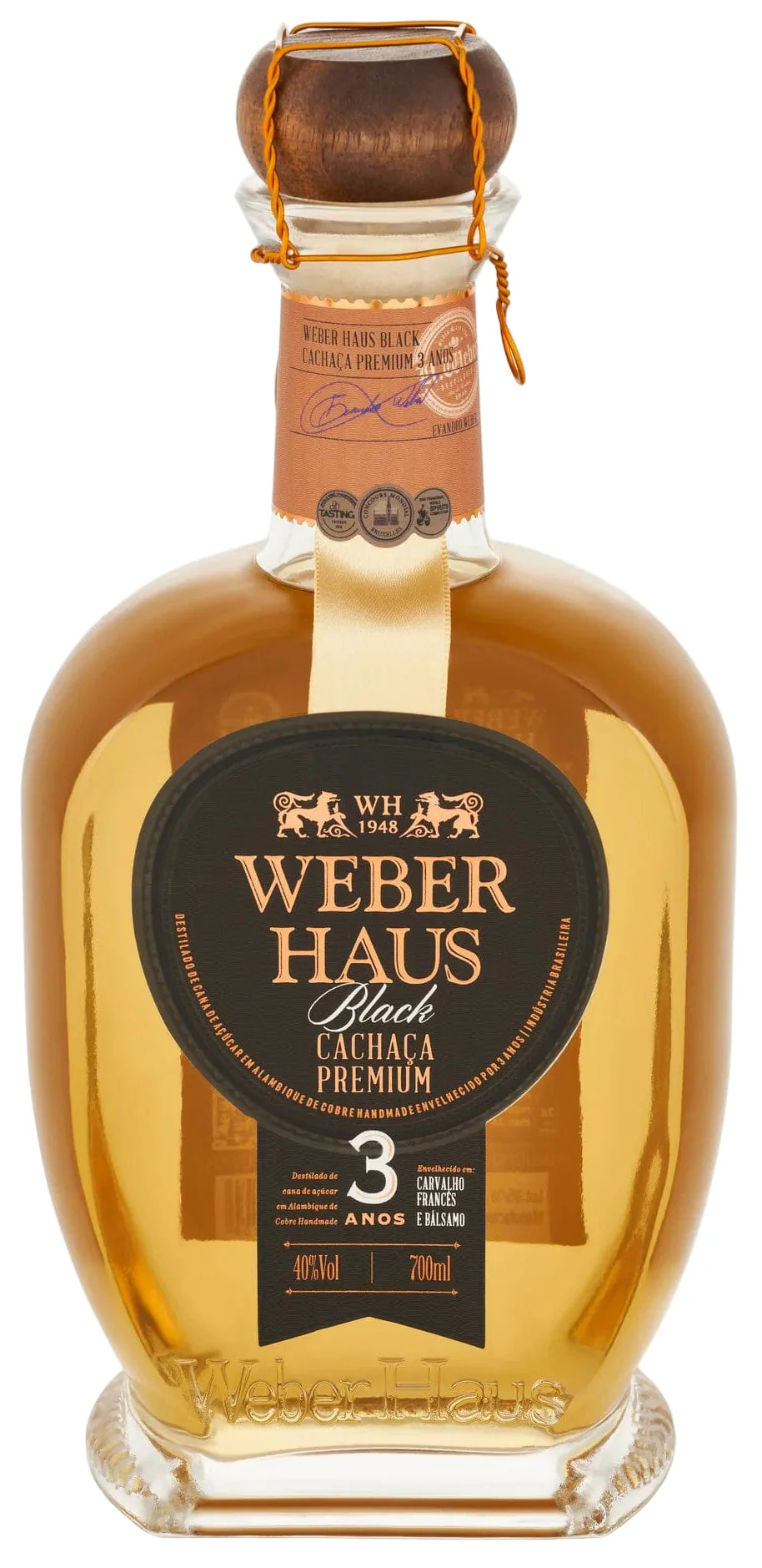 Weber Haus Black 3 Year Aged Cachaça 70cl