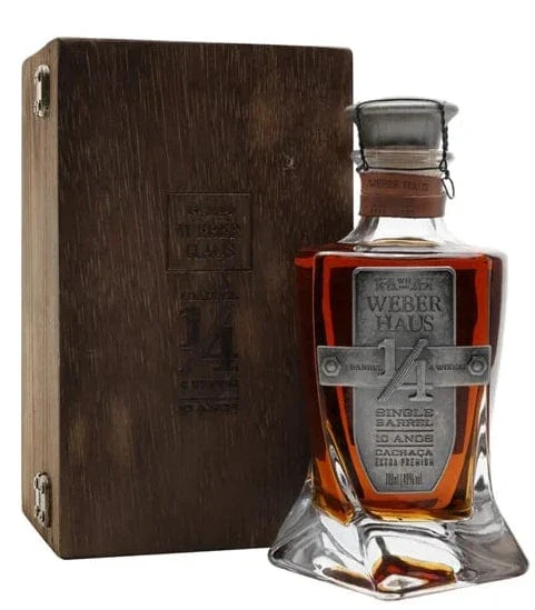 Weber Haus Premium 10 Year Old Single Barrel Cachaca 70cl