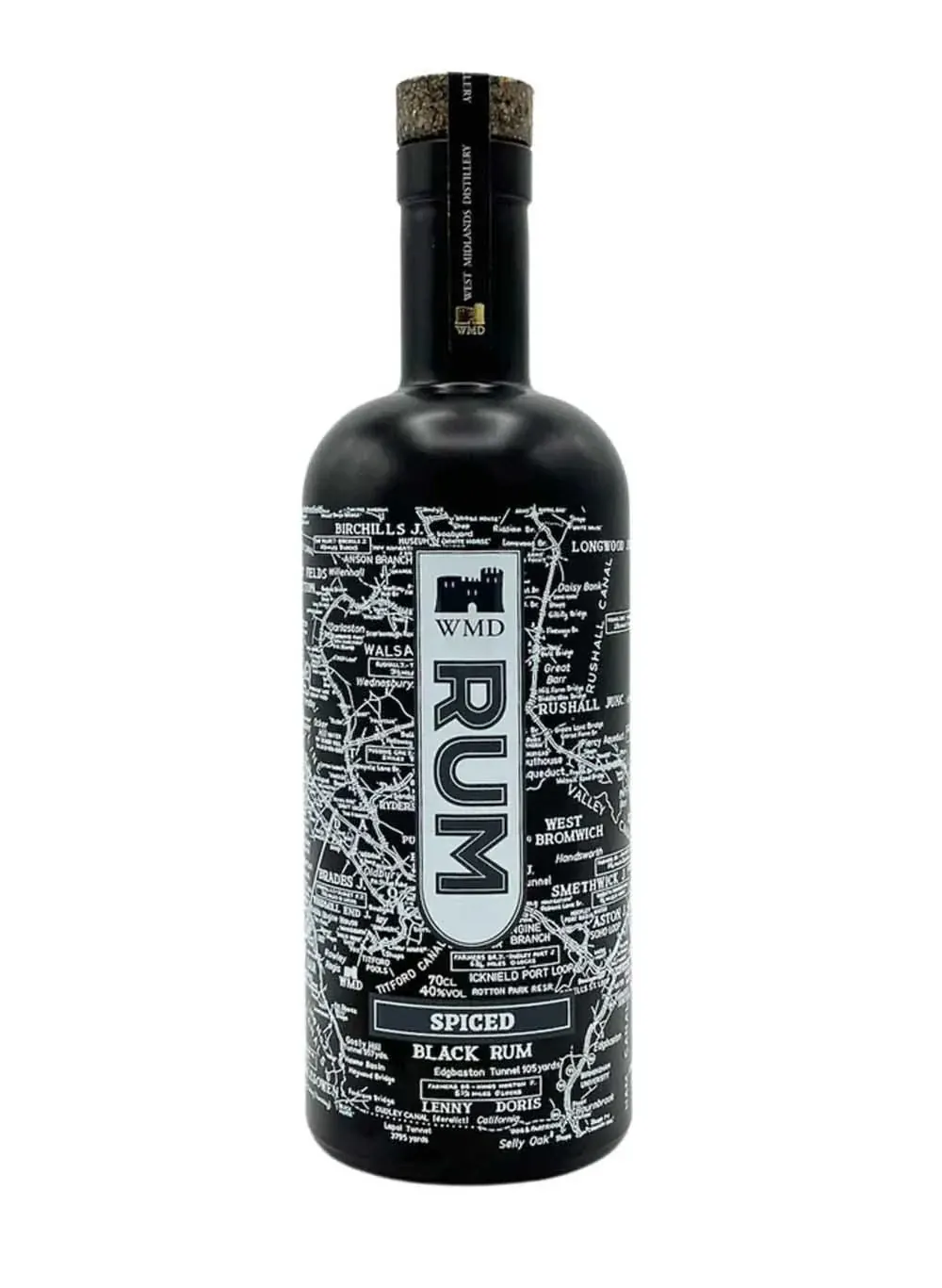 West Midlands Distillery Black Spiced Rum 70cl