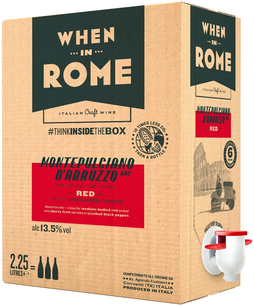 When In Rome Montepulciano d'Abruzzo DOC 2.25L