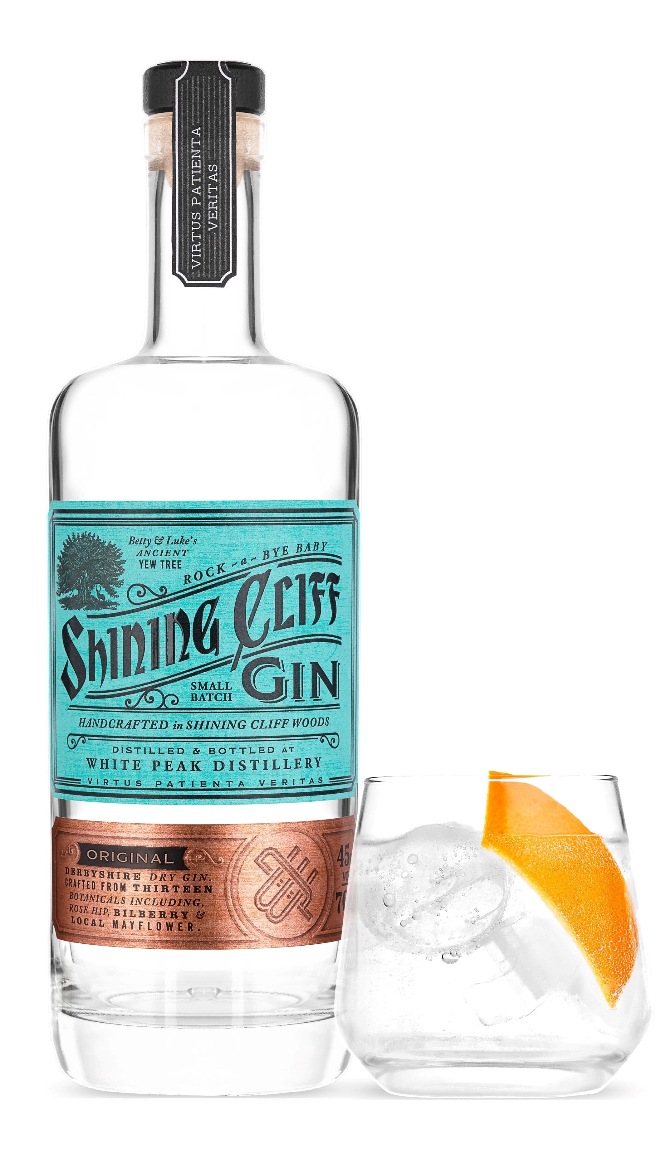 White Peak Shining Cliff Dry Gin 70cl