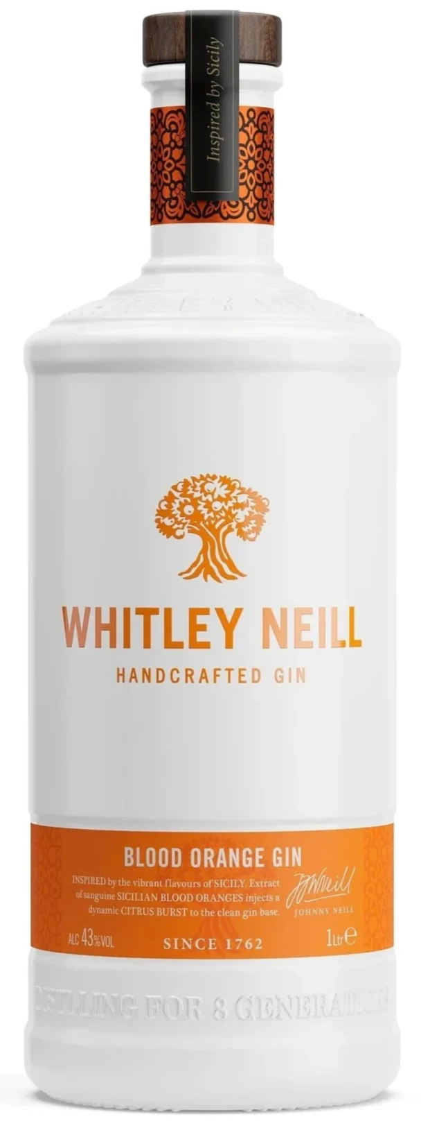 Whitley Neill Blood Orange Gin 1L