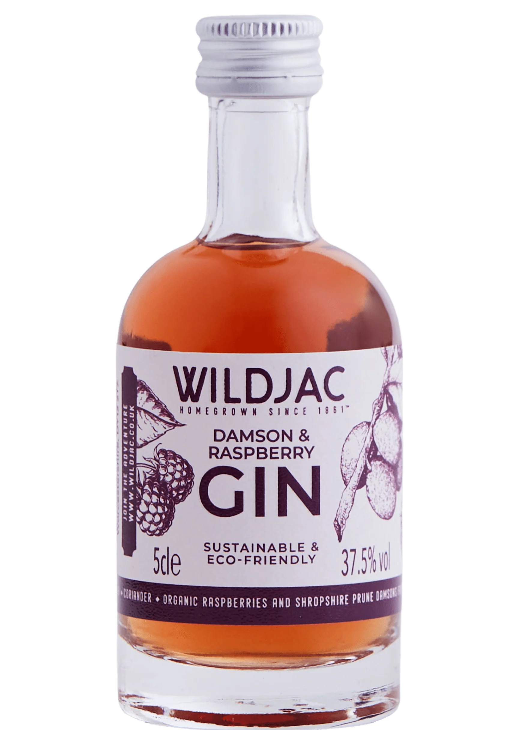 Wildjac Damson & Raspberry Gin Miniature 5cl