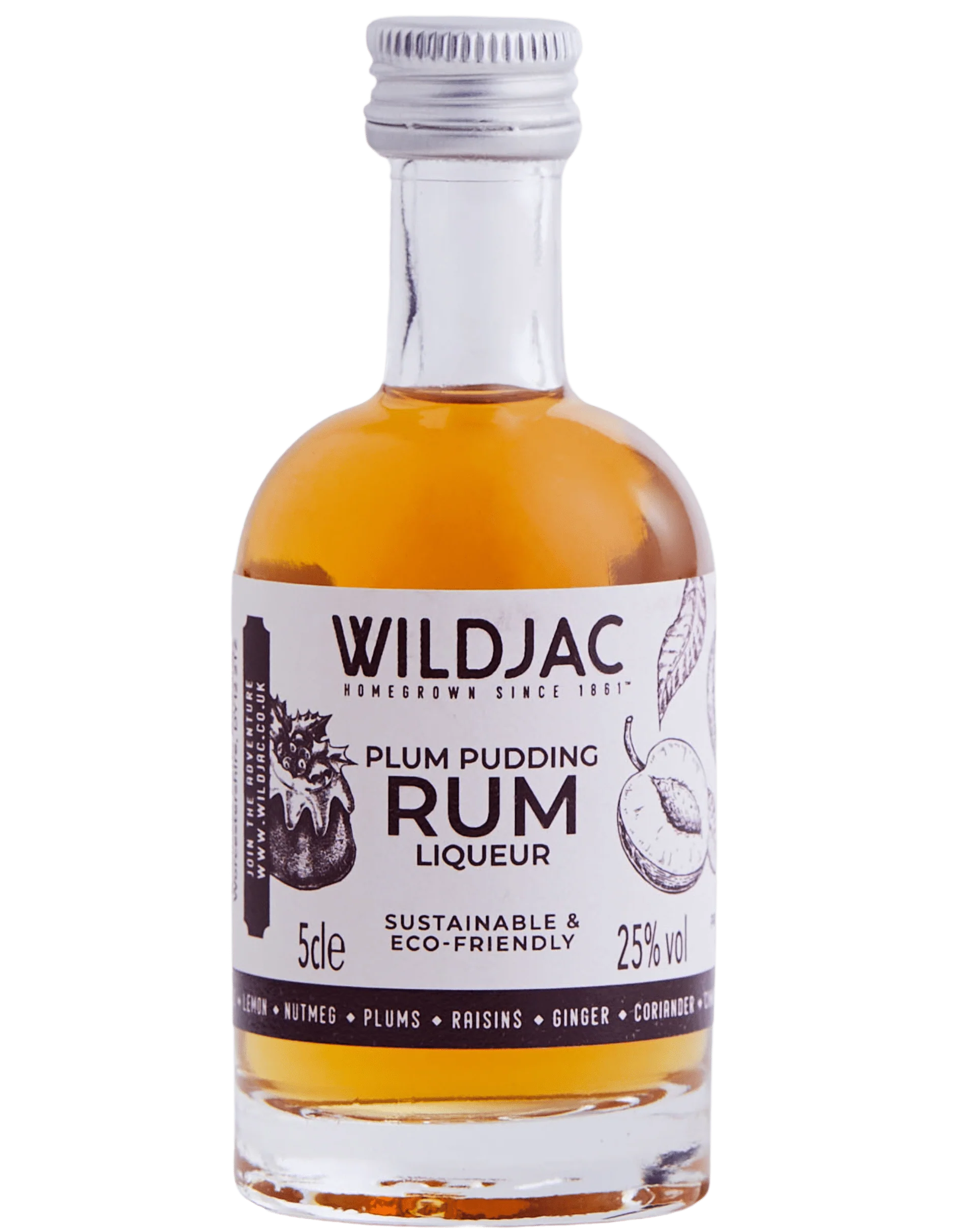Wildjac Plum Pudding Liqueur Miniature 5cl