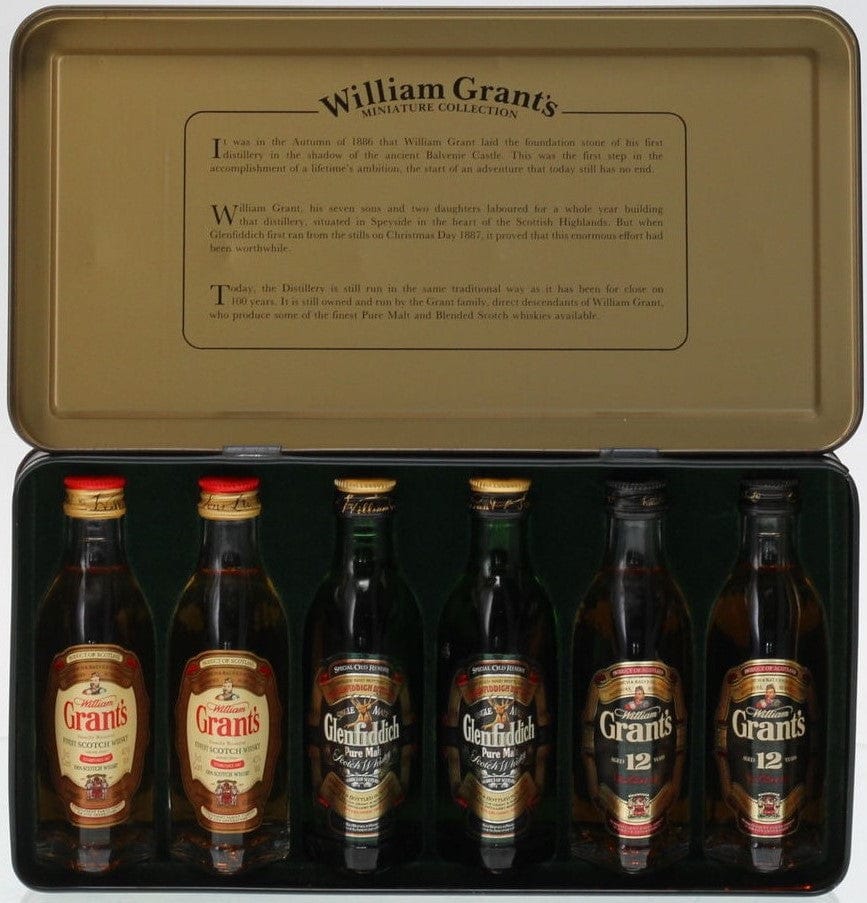 William Grant's Miniature Collection Tin 6x5cl