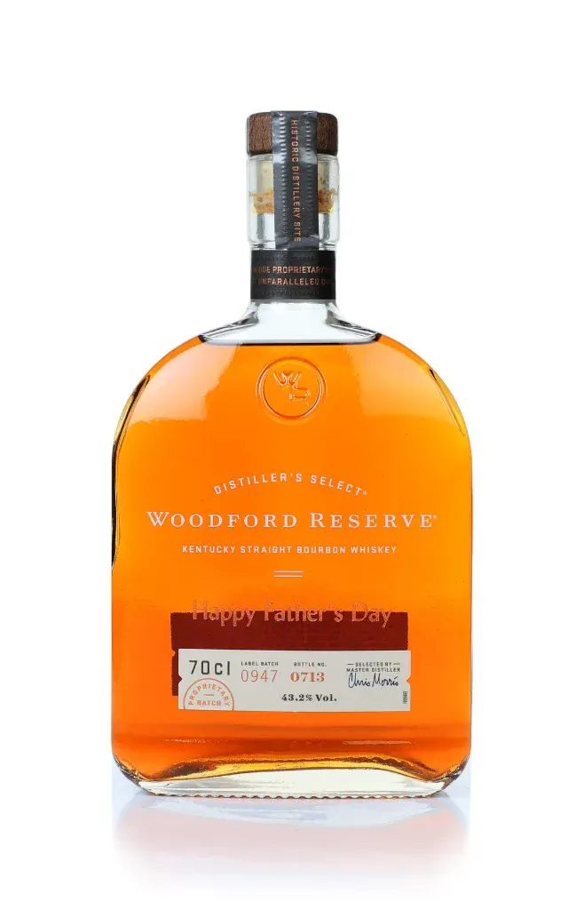 Woodford Reserve Happy Father's Day Engraved Kentucky Straight Bourbon Whiskey 70cl