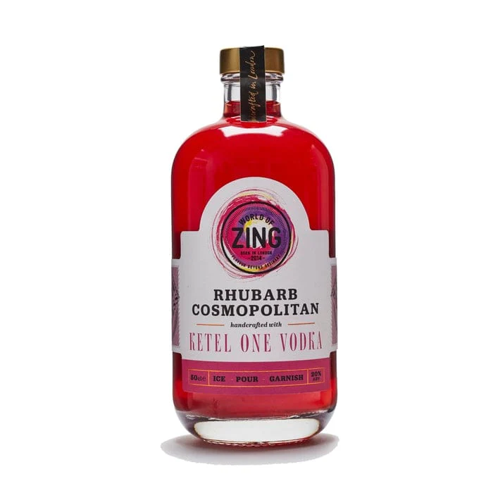 World of Zing Rhubarb Cosmopolitan 50cl