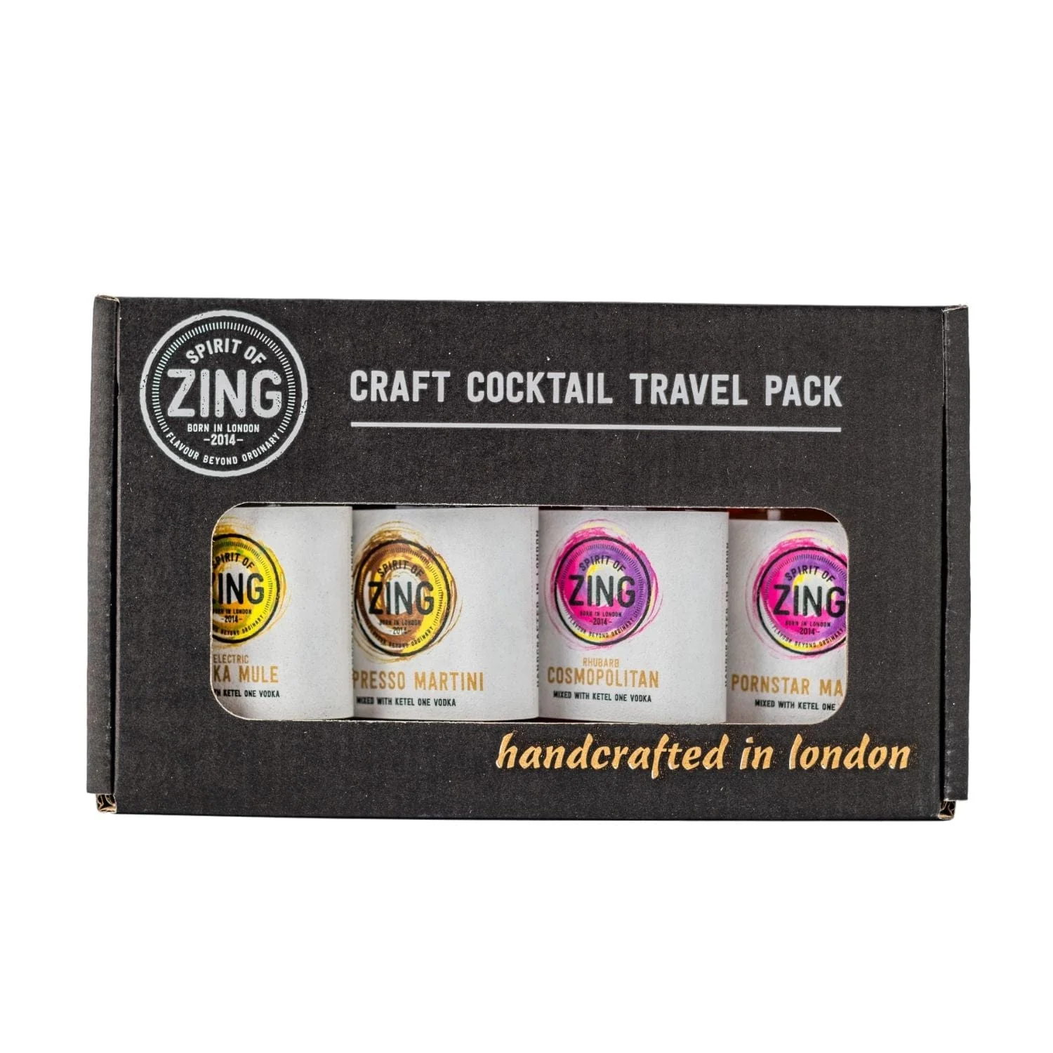 World of Zing Vodka Lovers Cocktail Collection 4x5cl