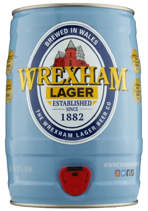 Wrexham Lager Mini Keg 5L - Image 2